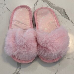 Fluffy Pink Slippers